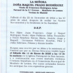 LA SEÑORA DOÑA RAQUEL PRADO RODRIGUEZ