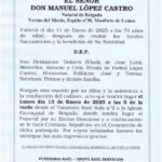 EL SEÑOR DON MANUEL LOPEZ CASTRO